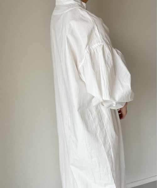 y/m by misato（イムバイミサト）の「ブロード2WAYレイヤードワンピース（ワンピース・レディース・オフホワイト/ブラック・FREE）」の14枚目の写真