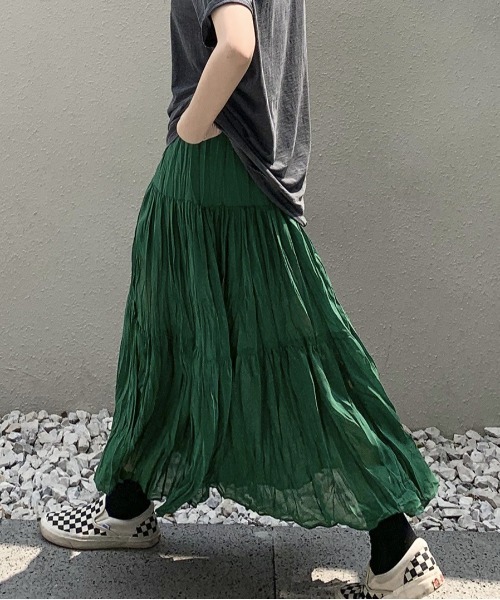 セール スリット 皺加工プリーツスカート スカート A Lot Of Love ア ロット オブ ラブ のファッション通販 Zozotown