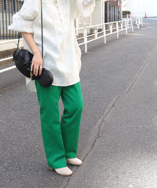 Dickies（ディッキーズ）の「【Dickies×Fredy別注】ストレートカラーチノパンツ【サイズ展開あり】（チノパンツ・レディース・チャコールグレー/ブラック/ベージュ/パープル/レッド/カーキ/グリーン・38/36）」の8枚目の写真