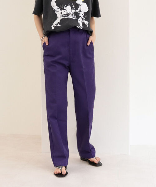 Dickies（ディッキーズ）の「【Dickies×Fredy別注】ストレートカラーチノパンツ【サイズ展開あり】（チノパンツ・レディース・チャコールグレー/ブラック/ベージュ/パープル/レッド/カーキ/グリーン・38/36）」の19枚目の写真