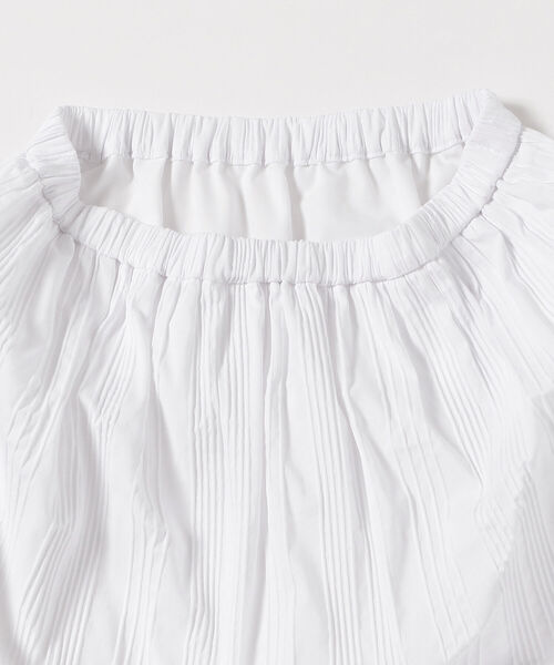 Demi-Luxe BEAMS（デミルクス ビームス）の「Demi-Luxe BEAMS / ストライプ ティアードスカート（スカート・レディース・ホワイト/ブラック・36/38）」の13枚目の写真