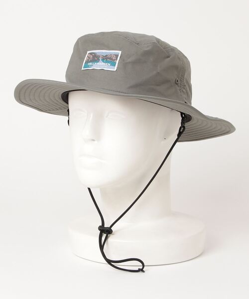 HELLY HANSEN(ヘリーハンセン)の「ヘリーハンセン Wappen Fielder Hat(ワッペンフィールダーハット)(ハット・メンズ・グリーン/ブラック・M/L)」の2枚目の写真