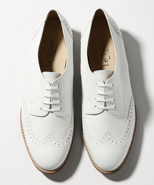 LE TALON（ルタロン）の「【Oggi4月号掲載】◇メダリオンオックス（その他シューズ・レディース・ブラック系その他/ホワイト・36/37/38/37.5/35.5/36.5）」の2枚目の写真