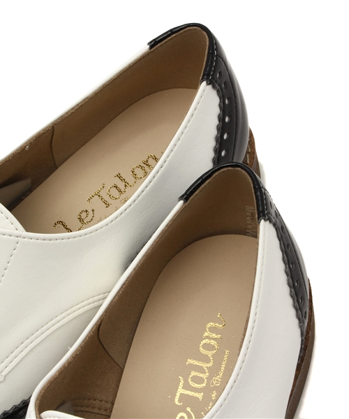 LE TALON（ルタロン）の「【Oggi4月号掲載】◇メダリオンオックス（その他シューズ・レディース・ブラック系その他/ホワイト・36/37/38/37.5/35.5/36.5）」の10枚目の写真