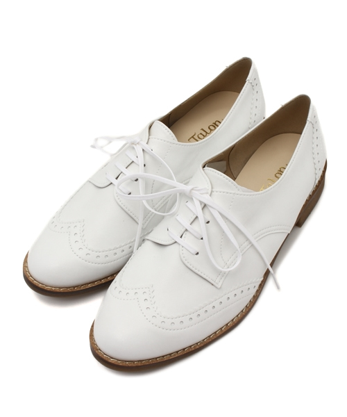 LE TALON（ルタロン）の「【Oggi4月号掲載】◇メダリオンオックス（その他シューズ・レディース・ブラック系その他/ホワイト・36/37/38/37.5/35.5/36.5）」の14枚目の写真