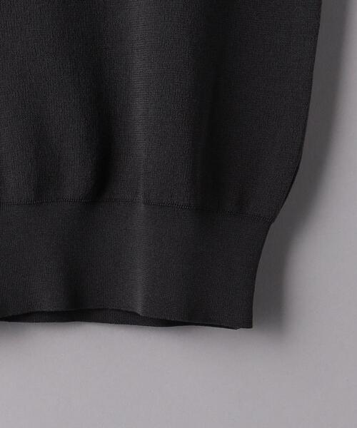 UNITED ARROWS（ユナイテッドアローズ）の「＜UNITED ARROWS＞C/N 18G フレンチスリーブ ニット B（ニット/セーター・レディース・オフホワイト/ブラック/ダークグレー・FREE）」の15枚目の写真