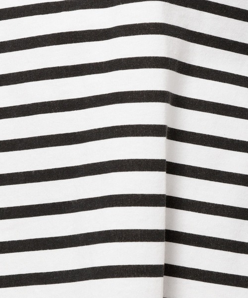 GLOBAL WORK(グローバルワーク)の「リラックスボーダーT/275927(Tシャツ/カットソー・レディース・ブラック/ライトグリーン/ライトイエロー/ライトピンク・FREE)」の12枚目の写真