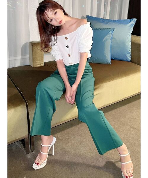 RESEXXY（リゼクシー）の「ジュエリーライクボタンブラウス（シャツ/ブラウス・レディース・ホワイト/ブラック/オレンジ・FREE）」の19枚目の写真