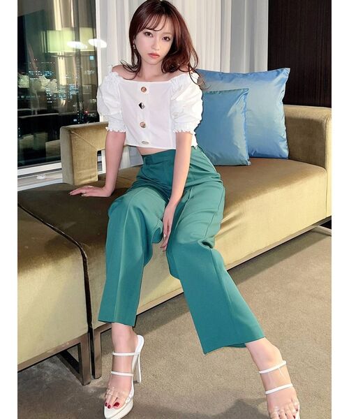 RESEXXY（リゼクシー）の「ジュエリーライクボタンブラウス（シャツ/ブラウス・レディース・ホワイト/ブラック/オレンジ・FREE）」の22枚目の写真