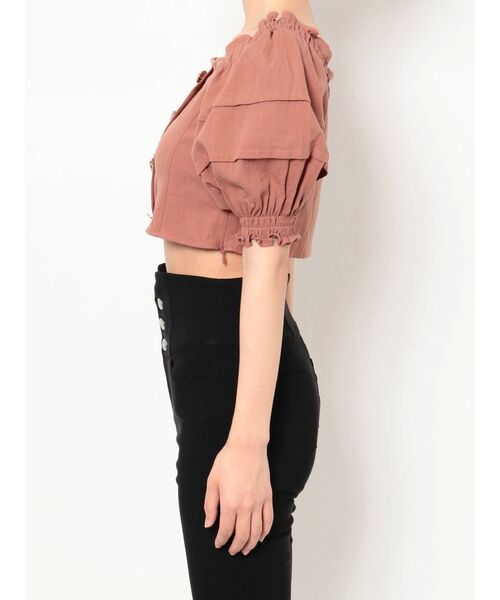 RESEXXY（リゼクシー）の「ジュエリーライクボタンブラウス（シャツ/ブラウス・レディース・ホワイト/ブラック/オレンジ・FREE）」の15枚目の写真