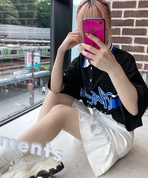 Figments（フィグメンツ）の「フレアヘムミニスカート（スカート・レディース・ホワイト/ブラック・SMALL/MEDIUM）」の12枚目の写真