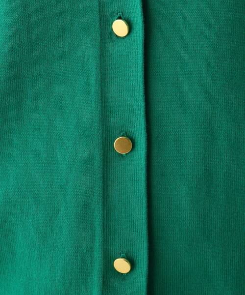 OPAQUE.CLIP（オペークドットクリップ）の「◆マリンVネックカーディガン【エクストラファインオーガニックコットン/WEB限定カラー・サイズ】（カーディガン/ボレロ・レディース・ネイビー/ホワイト系その他6/ブラック系7/ホワイト系その他3/グリーン・36/40/38）」の13枚目の写真