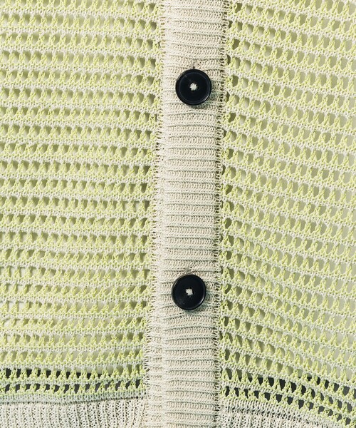 CITY TOKYO(シティトウキョウ)の「和紙メッシュカーディガン(カーディガン/ボレロ・メンズ・オフホワイト/ライム・1/2)」の22枚目の写真