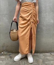 one after another NICE CLAUP | サテンドロストスカート(スカート)