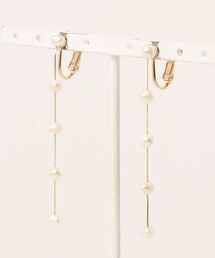 淡水パール下がりイヤリング