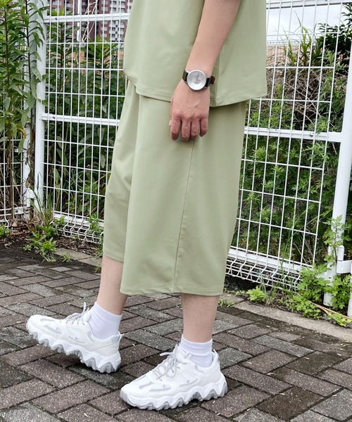 PairPair(ペアペア)の「ハーフパンツ/セットアップ対応(ユニセックス)(ルームウェア/パジャマ・メンズ・ライトブルー/ライトグリーン/ブラック系その他/グリーン系その他/ブルー系その他/スミクロ・MEDIUM/LARGE)」の15枚目の写真