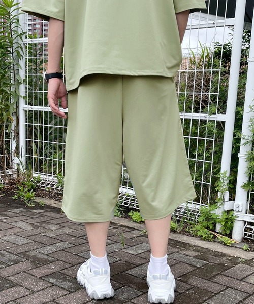 PairPair(ペアペア)の「ハーフパンツ/セットアップ対応(ユニセックス)(ルームウェア/パジャマ・メンズ・ライトブルー/ライトグリーン/ブラック系その他/グリーン系その他/ブルー系その他/スミクロ・MEDIUM/LARGE)」の16枚目の写真
