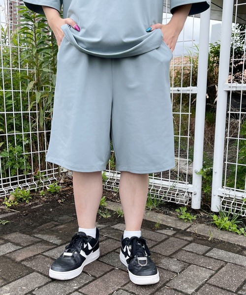 PairPair(ペアペア)の「ハーフパンツ/セットアップ対応(ユニセックス)(ルームウェア/パジャマ・メンズ・ライトブルー/ライトグリーン/ブラック系その他/グリーン系その他/ブルー系その他/スミクロ・MEDIUM/LARGE)」の18枚目の写真