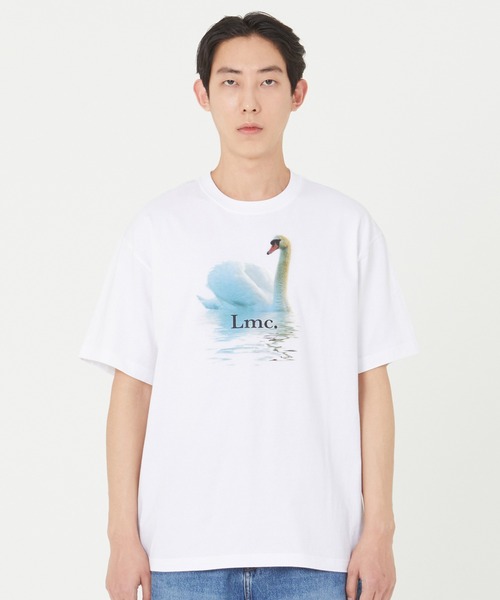 LMCの「【LMC】SWAN TEE / エルエムシー スワン フロント プリント Tシャツ(Tシャツ/カットソー・メンズ・ホワイト/ライトグレー/ブラック/ネイビー・MEDIUM/LARGE)」の7枚目の写真