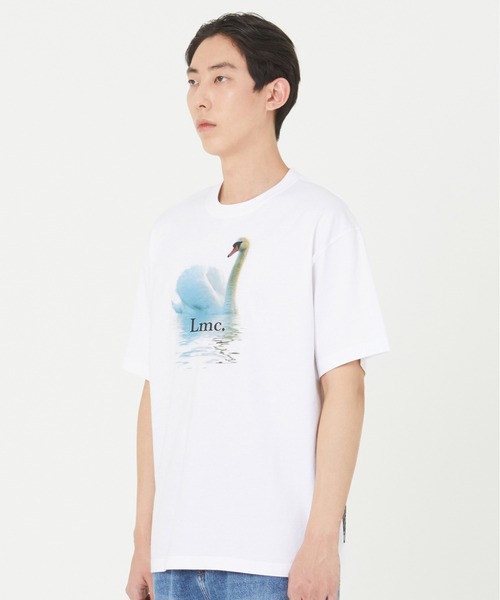 LMCの「【LMC】SWAN TEE / エルエムシー スワン フロント プリント Tシャツ(Tシャツ/カットソー・メンズ・ホワイト/ライトグレー/ブラック/ネイビー・MEDIUM/LARGE)」の10枚目の写真