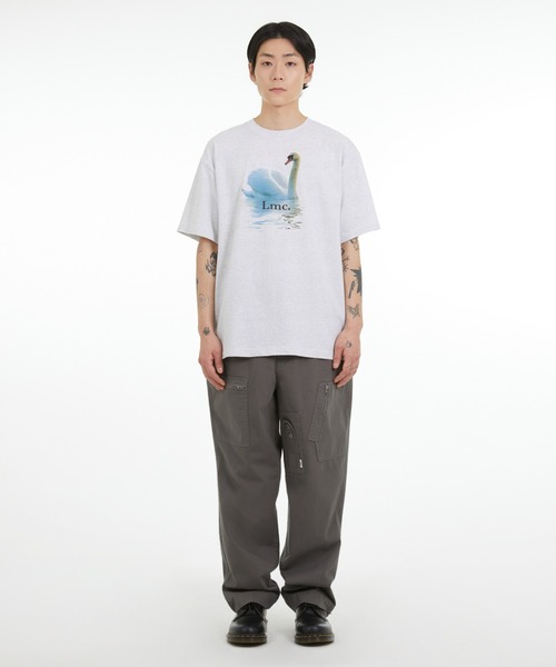 LMCの「【LMC】SWAN TEE / エルエムシー スワン フロント プリント Tシャツ(Tシャツ/カットソー・メンズ・ホワイト/ライトグレー/ブラック/ネイビー・MEDIUM/LARGE)」の6枚目の写真