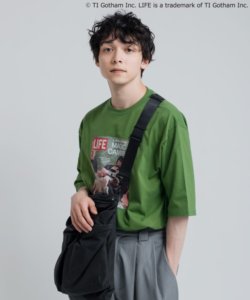 MUHET(ミュエータ)の「LIFEコラボTシャツ(Tシャツ/カットソー・レディース・ホワイト/ブラック/オフホワイト/グリーン/ホワイト系その他・MEDIUM/X-LARGE)」の9枚目の写真