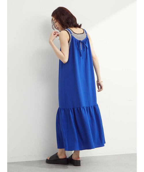 ELENCARE DUE(エレンカーレデュエ)の「・ELENCARE DUEフクレジャカードキャミワンピ(ワンピース・レディース・ブラック/ピンク/ブルー・FREE)」の10枚目の写真