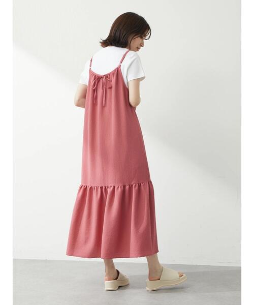 ELENCARE DUE(エレンカーレデュエ)の「・ELENCARE DUEフクレジャカードキャミワンピ(ワンピース・レディース・ブラック/ピンク/ブルー・FREE)」の5枚目の写真