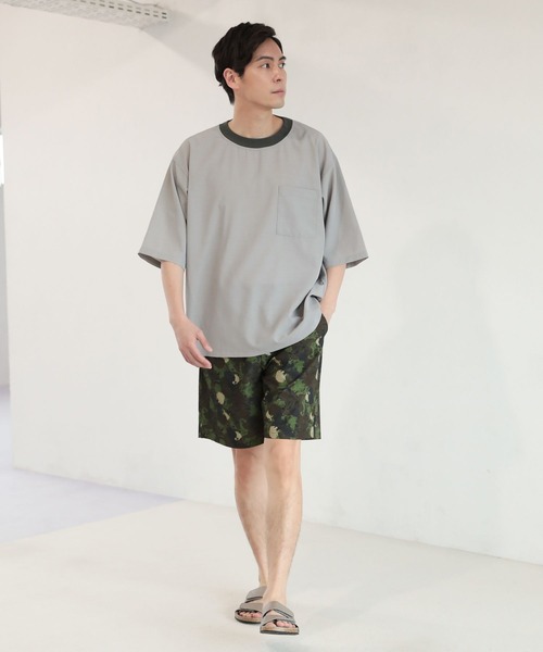 LAKOLE（ラコレ）の「シャイニーツイルプルオーバーシャツ[セットアップ対応] / 285873（シャツ/ブラウス・メンズ・グレー/ブラウン/ネイビー・MEDIUM/LARGE）」の12枚目の写真