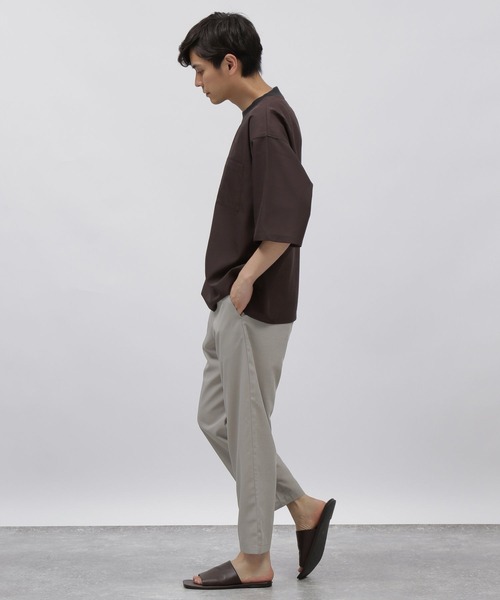 LAKOLE（ラコレ）の「シャイニーツイルプルオーバーシャツ[セットアップ対応] / 285873（シャツ/ブラウス・メンズ・グレー/ブラウン/ネイビー・MEDIUM/LARGE）」の17枚目の写真