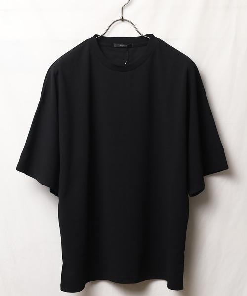 Bling Leads(ブリングリーズ)の「/Bling leads/梨地 オーバーサイズクルーネックTシャツ(Tシャツ/カットソー・メンズ・ホワイト/チャコールグレー/ライトグレー/ブラック/グレイッシュベージュ・LARGE/MEDIUM)」の10枚目の写真