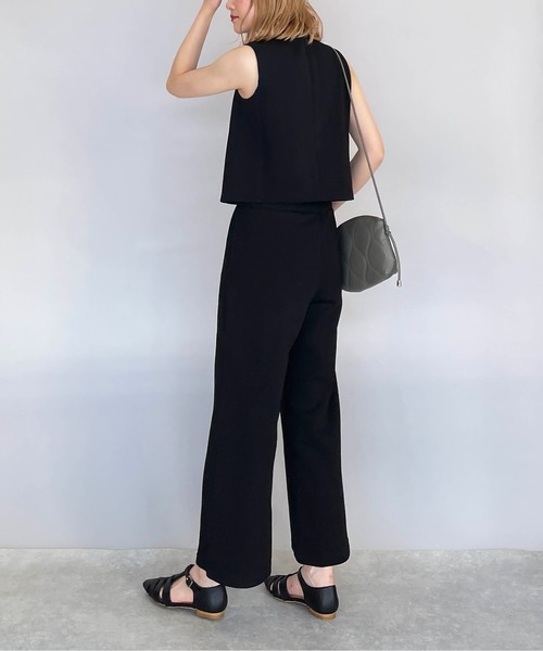 PICCIN（ピッチン）の「襟パールダンボールニットブラウス（セットアップ可能）（シャツ/ブラウス・レディース・ブラック/オフホワイト・M）」の19枚目の写真