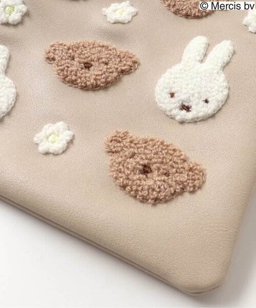 Miffy（ ミッフィー）の「スクエアポーチ〈ミッフィー＆ボリス〉（ポーチ・レディース・マルチ・FREE）」の5枚目の写真
