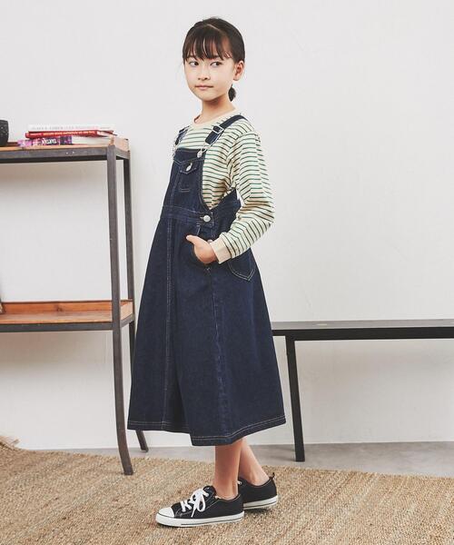 coen（コーエン）の「レトロボーダーリンガーTシャツ（Tシャツ/カットソー・キッズ・ブラック/ブラウン/ナチュラル・100/110/120/130/140/150）」の10枚目の写真