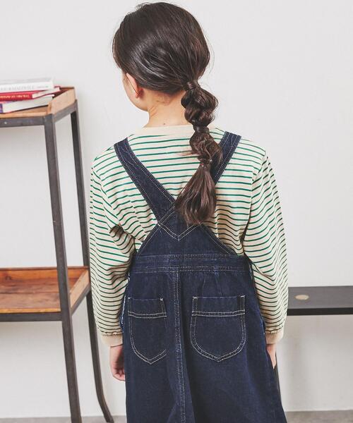 coen（コーエン）の「レトロボーダーリンガーTシャツ（Tシャツ/カットソー・キッズ・ブラック/ブラウン/ナチュラル・100/110/120/130/140/150）」の17枚目の写真