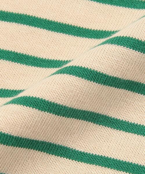 coen（コーエン）の「【coen キッズ/ジュニア】レトロボーダーリンガーTシャツ（Tシャツ/カットソー・キッズ・ナチュラル/ブラック/ブラウン・100/130/110/120/150/140）」の16枚目の写真