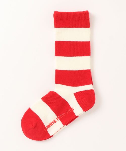 LOWRYS FARM（ローリーズファーム）の「アソートガラソックス　124844（ソックス/靴下・キッズ・ホワイト/ブラック/オレンジ/その他/その他1/グレー/グリーン/レッド/グレー系その他/イエロー/ピンク/レッド系その他・MEDIUM/LARGE/X-LARGE）」の2枚目の写真