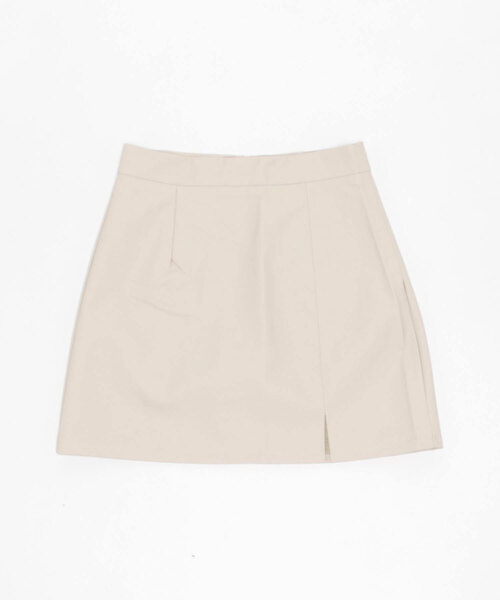 meJane(ミージェーン)の「サイドスリット ミニスカパン(スカート・レディース・アイボリー/ブラック/ブラウン・M/L)」の12枚目の写真