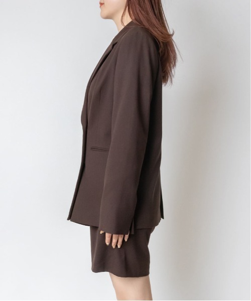 RANDA（ランダ）の「ウールMIXダブルブレストジャケット（テーラードジャケット・レディース・ブラウン/ベージュ/ネイビー・0/1）」の16枚目の写真