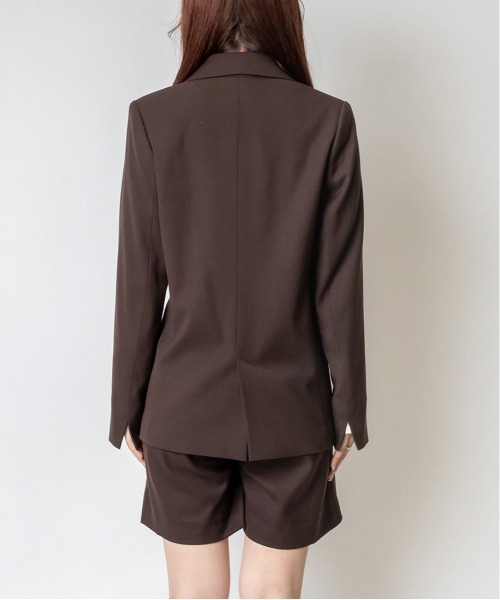 RANDA（ランダ）の「ウールMIXダブルブレストジャケット（テーラードジャケット・レディース・ブラウン/ベージュ/ネイビー・0/1）」の22枚目の写真