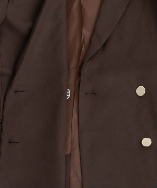 RANDA（ランダ）の「ウールMIXダブルブレストジャケット（テーラードジャケット・レディース・ブラウン/ベージュ/ネイビー・0/1）」の9枚目の写真