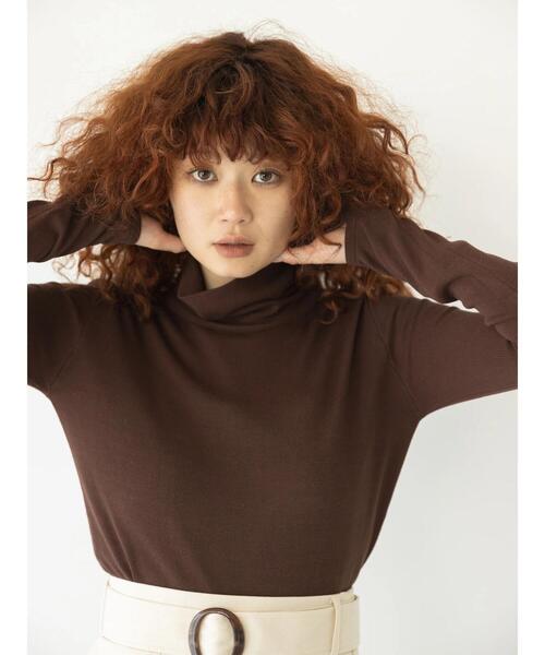 koe（コエ）の「【&g'aime】天竺袖口スリットニット（ニット/セーター・レディース・ブラウン/ブルー/その他6・FREE）」の7枚目の写真