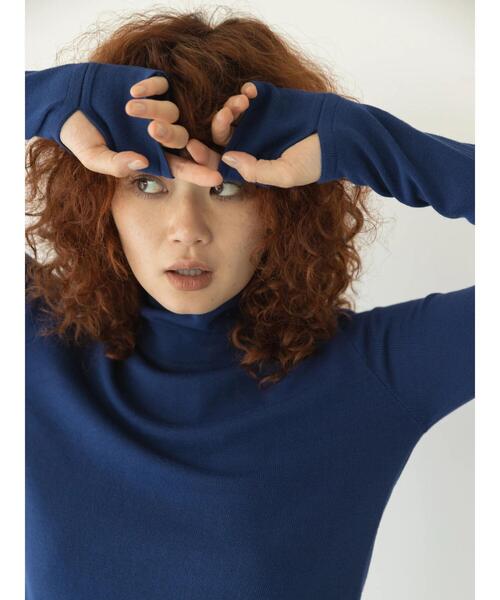 koe（コエ）の「【&g'aime】天竺袖口スリットニット（ニット/セーター・レディース・ブラウン/ブルー/その他6・FREE）」の13枚目の写真