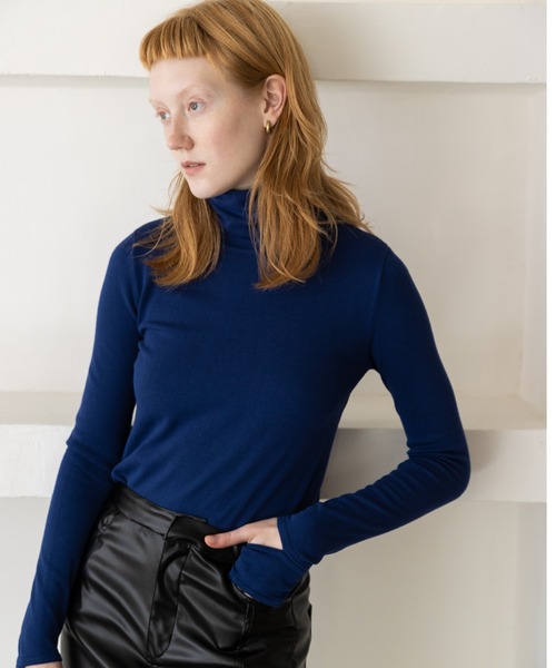 koe（コエ）の「【&g'aime】天竺袖口スリットニット（ニット/セーター・レディース・ブラウン/ブルー/その他6・FREE）」の2枚目の写真