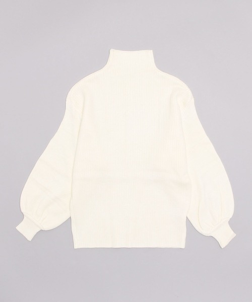 gossip！ロサンゼルス（ゴシップロサンゼルス）の「ハイネックボリュームスリーブニット（ニット/セーター・レディース・ホワイト/ブラック/グレー/レッド・FREE）」の22枚目の写真