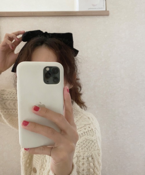 LAUIR（ラウアー）の「リボンヘアゴム（ヘアゴム・レディース・ブラック・FREE）」の4枚目の写真