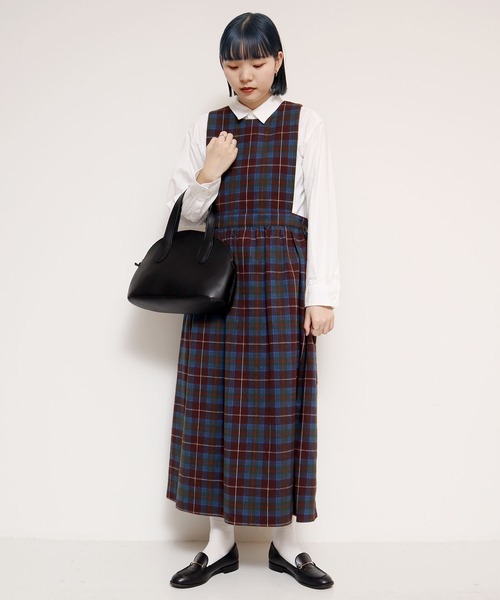 IAMI INFACTくま柄チェックワンピース(AMBIDEXアイアムアイ ) IAMI INFACTくま柄チェックワンピース(AMBIDEXアイアムアイ ) - メルカリ