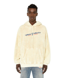 DIESEL | メンズ スウェット パーカー テディー素材(パーカー)