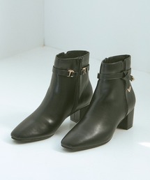 JELLY BEANS | 2WAYベルトサイドラインショートブーツ<ふわさら>(204-62849)JELLY BEANS(ジェリービーンズ)(ブーツ)