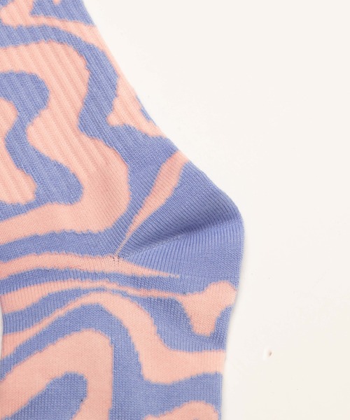 WEGO（ウィゴー）の「WEGO/マーブルソックス（ソックス/靴下・レディース・オレンジ/パープル/ブラック・FREE）」の11枚目の写真